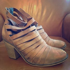 Free People cut out booties
